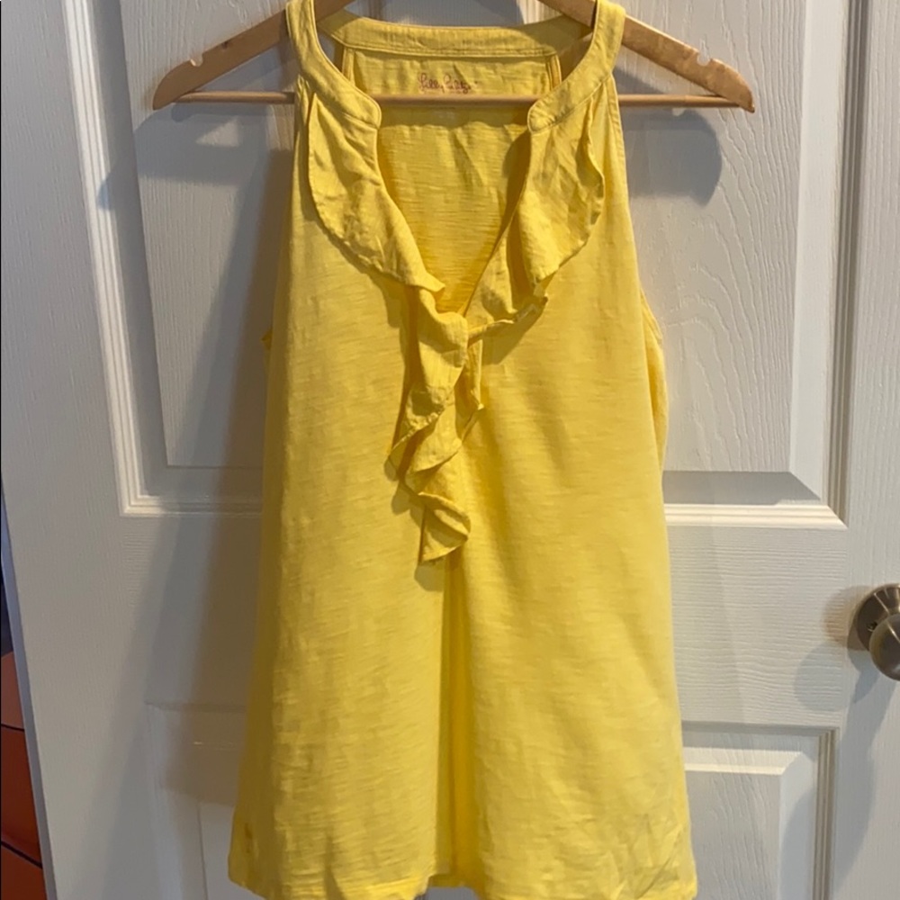 Lilly Pulitzer ruffle tank
